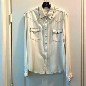 Beige Western Blouse